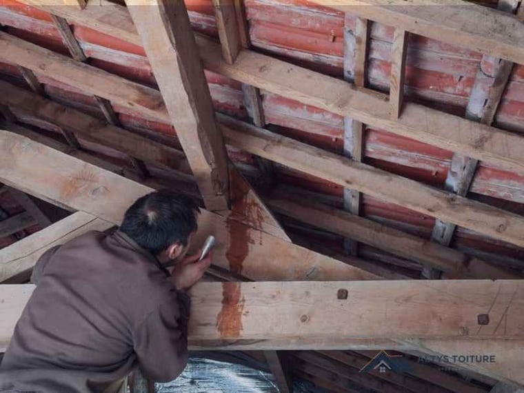 Recherche de fuite de toiture — chantier Altys Toiture La Teste-de-Buch à La Teste-de-Buch